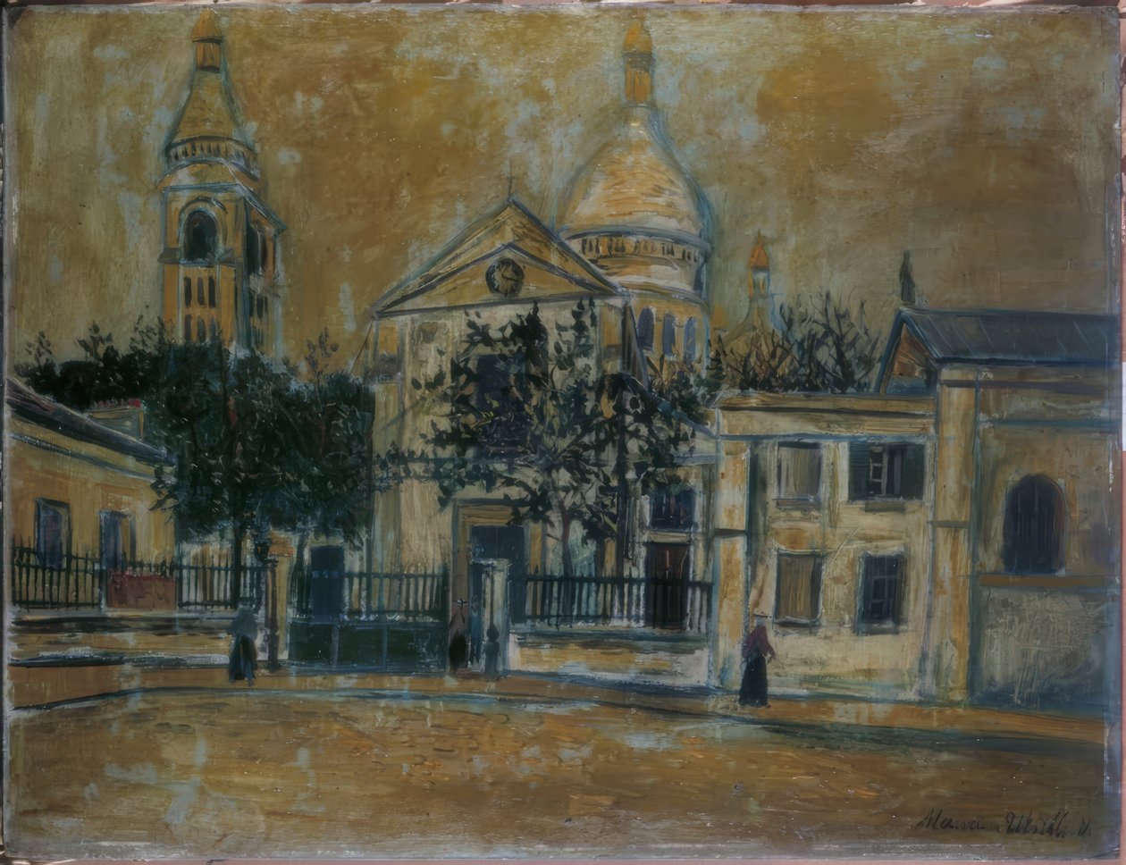 Sint-Pieter van Montmartre door Maurice Utrillo