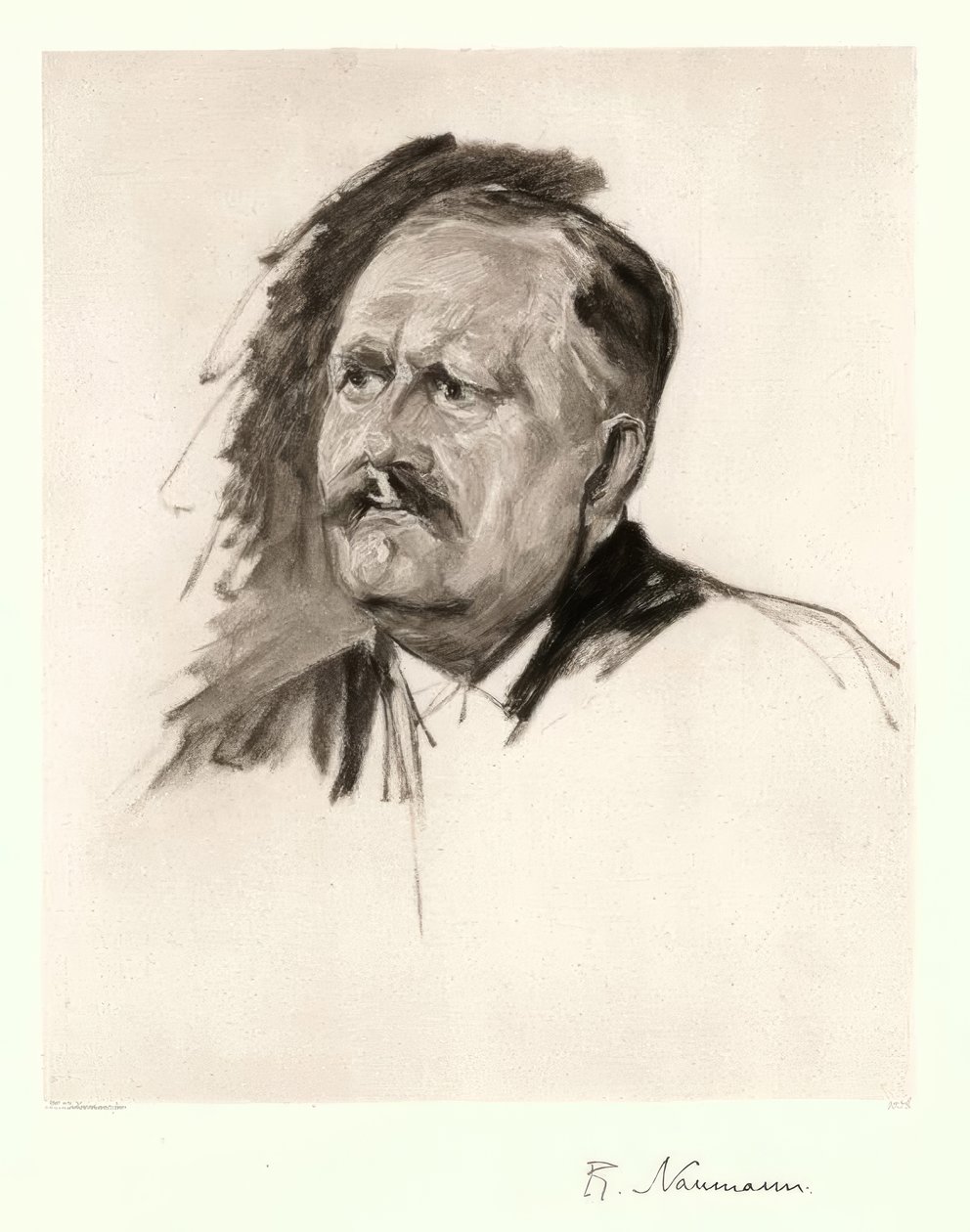 Fr. Naumann / Portret van M. Liebermann door Max Liebermann