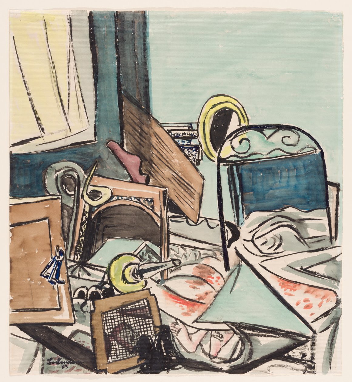 De moord door Max Beckmann