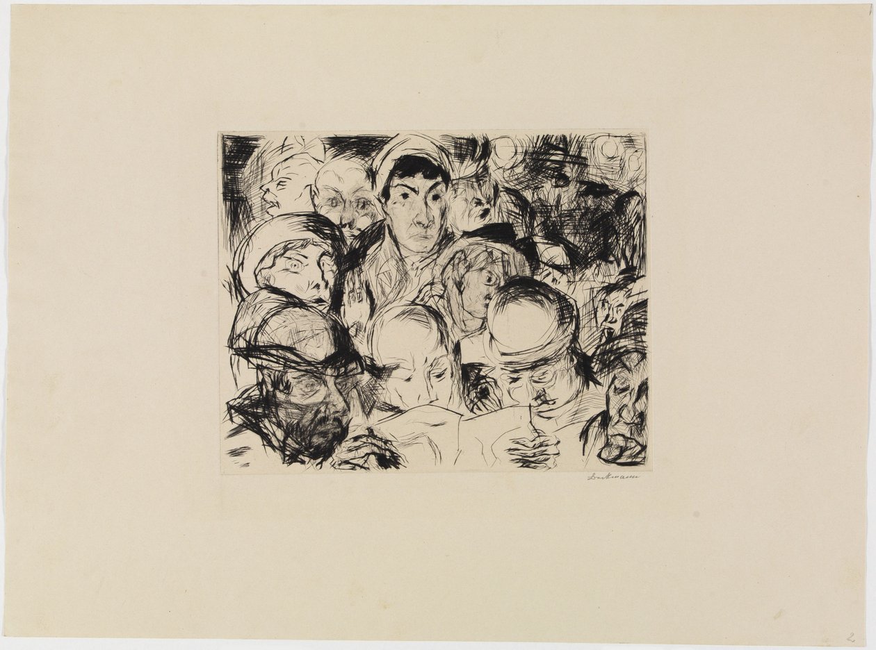 De oorlogsverklaring door Max Beckmann