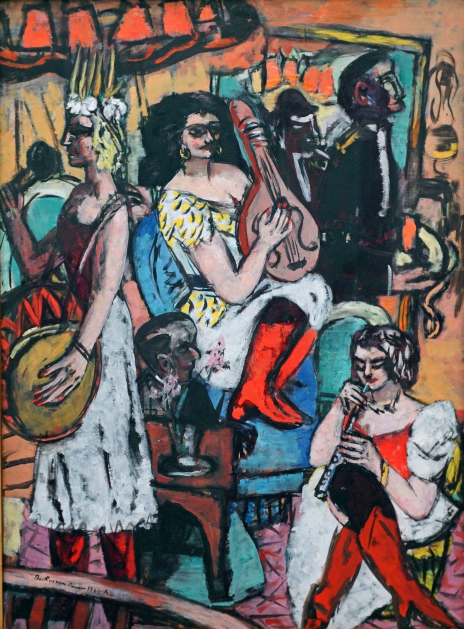 Damesorkest door Max Beckmann