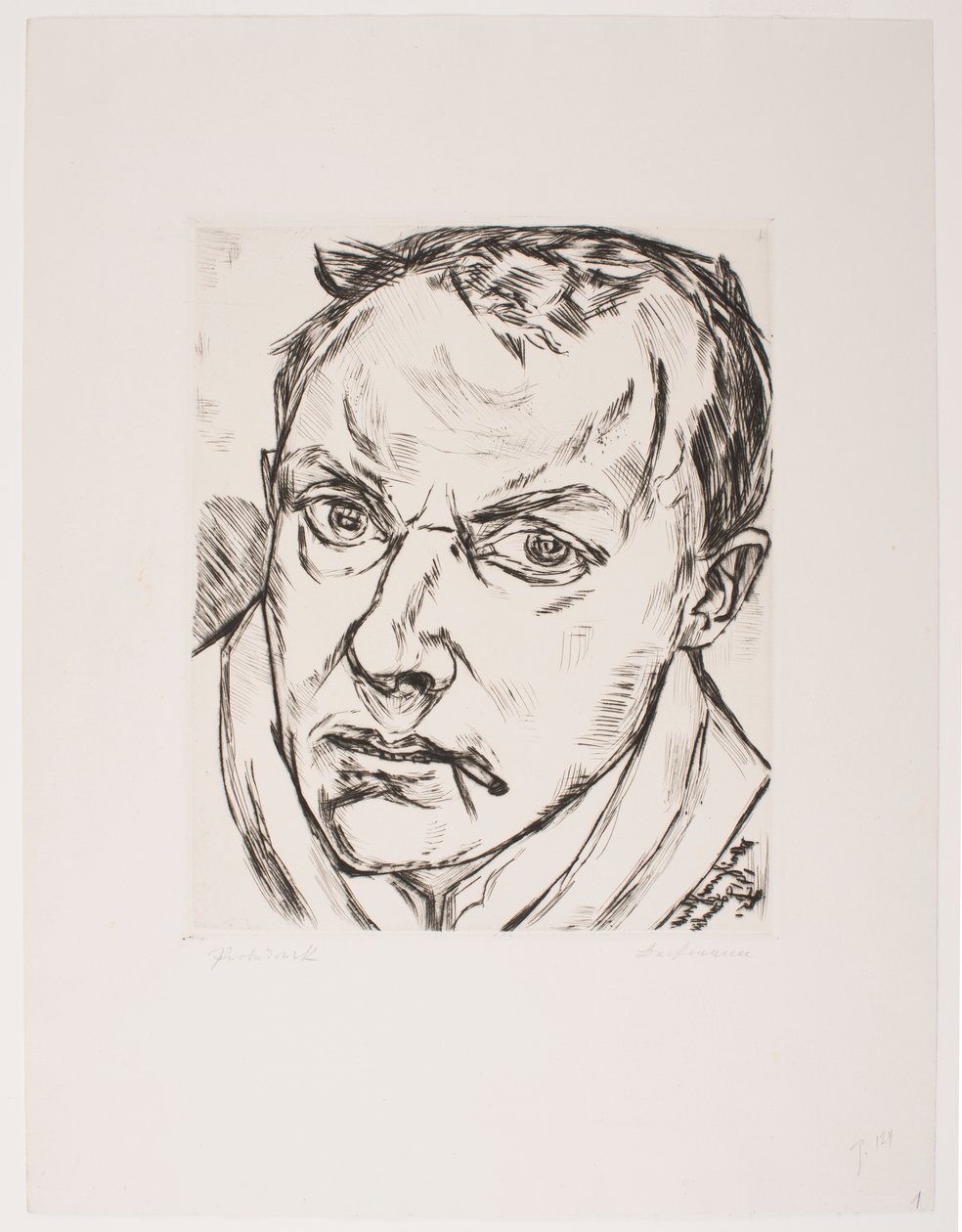 Groot zelfportret door Max Beckmann