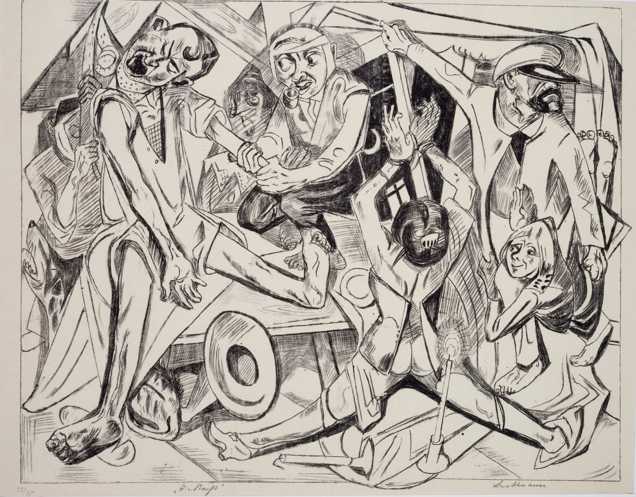 Malepatrus, door Max Beckmann door Max Beckmann