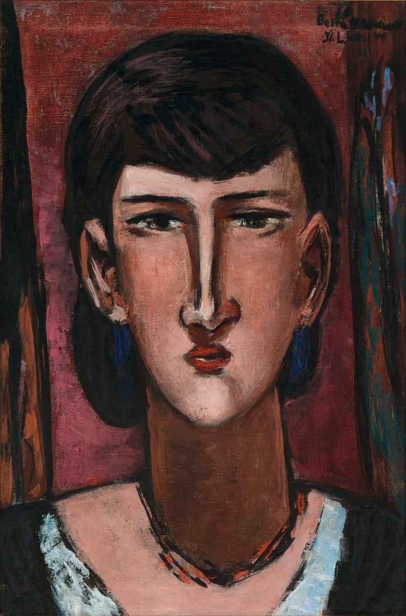 Portret van Edie Rickey door Max Beckmann