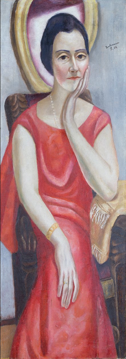 Portret van Käthe von Porada door Max Beckmann
