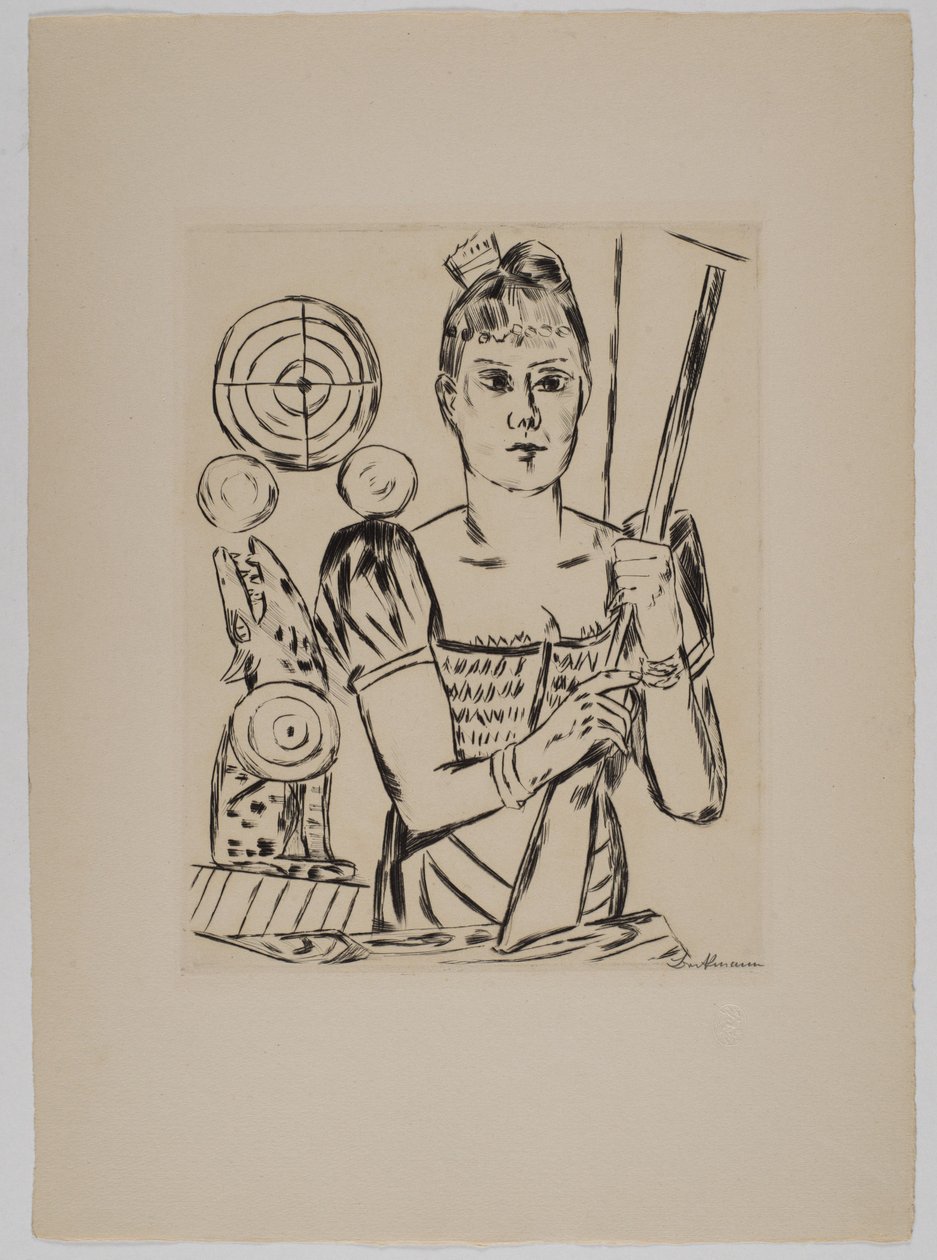 schietbaan door Max Beckmann
