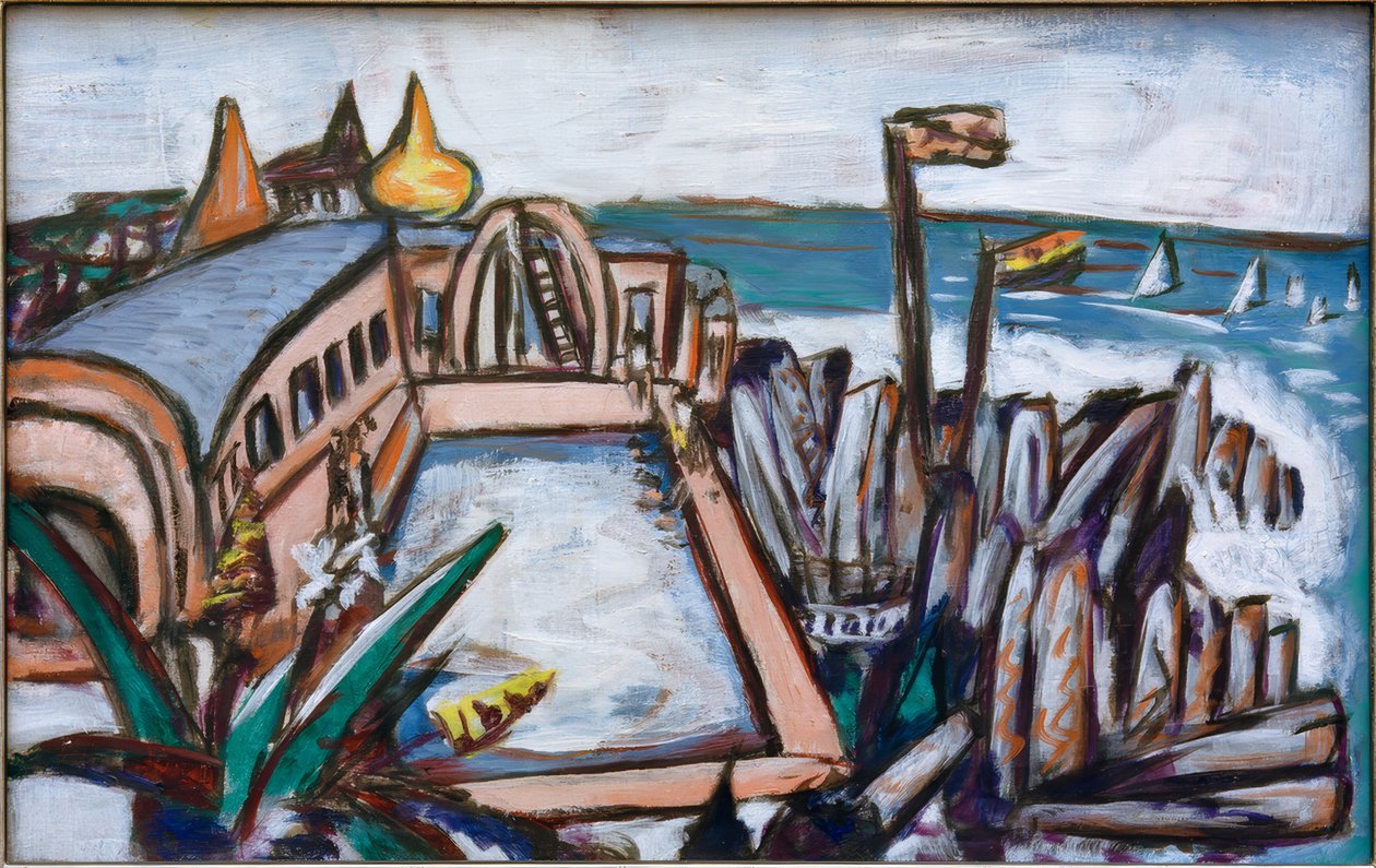 Zwembad Cap Martin door Max Beckmann