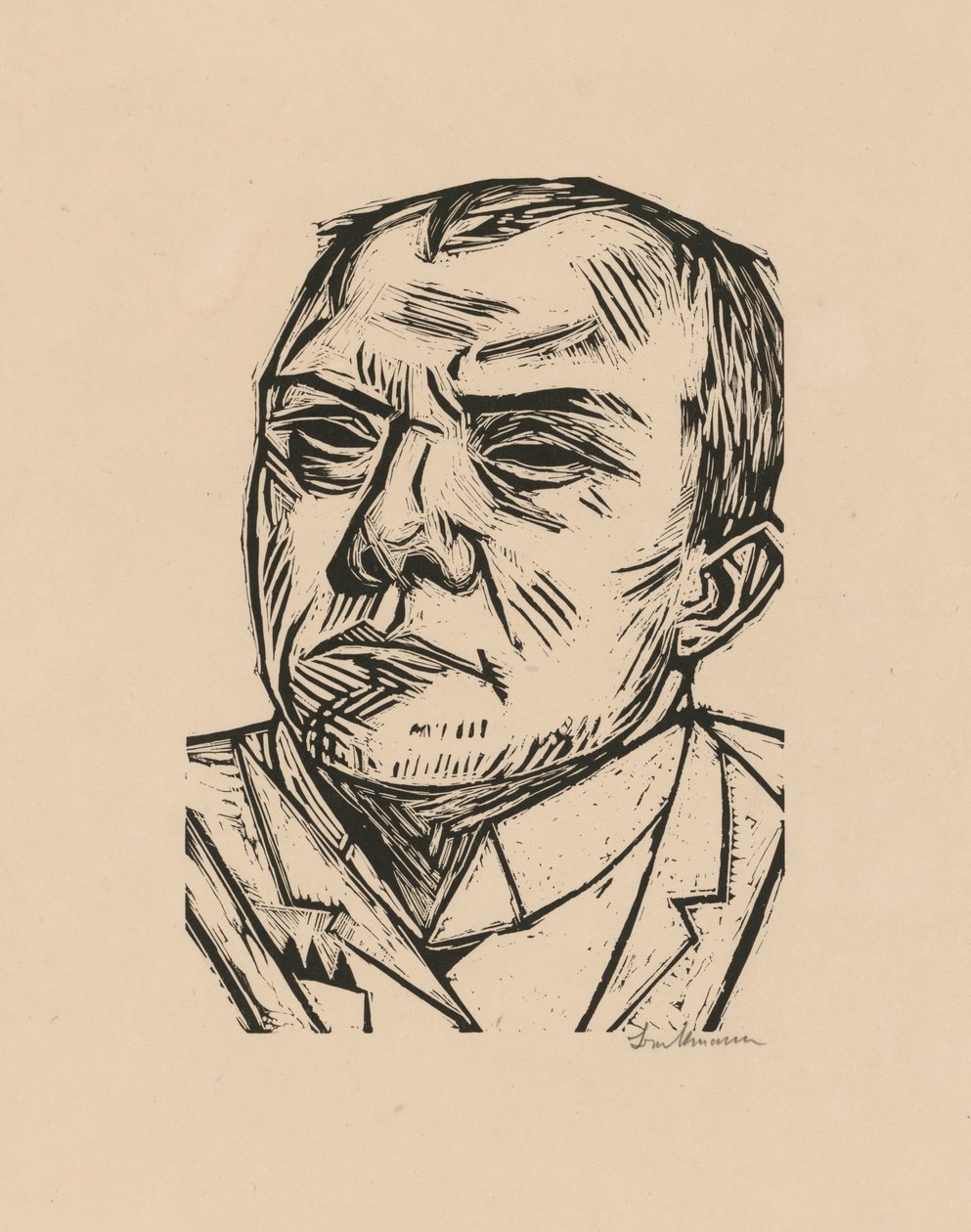 Zelfportret door Max Beckmann