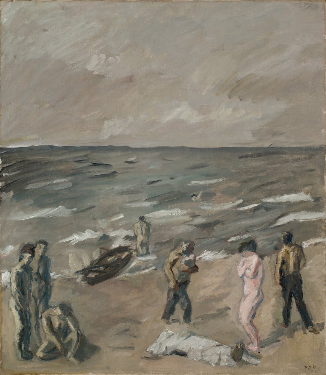 Scheepswrak door Max Beckmann
