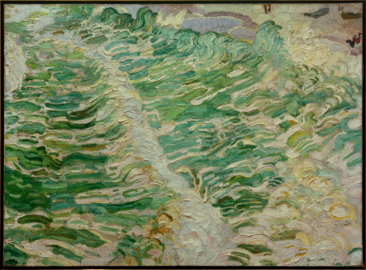 Zonnige groene zee door Max Beckmann
