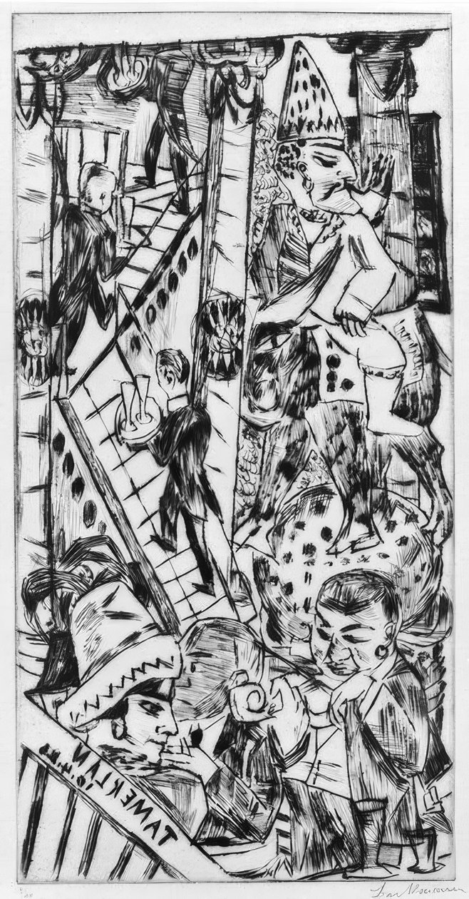 Tamerlan door Max Beckmann