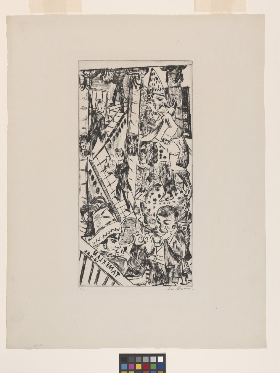 Tamerlan door Max Beckmann