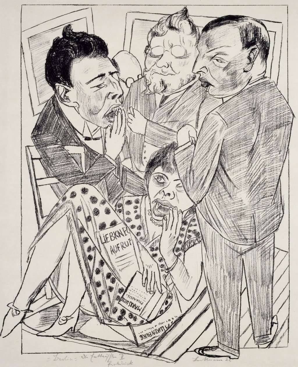 De Teleurgestelde II door Max Beckmann