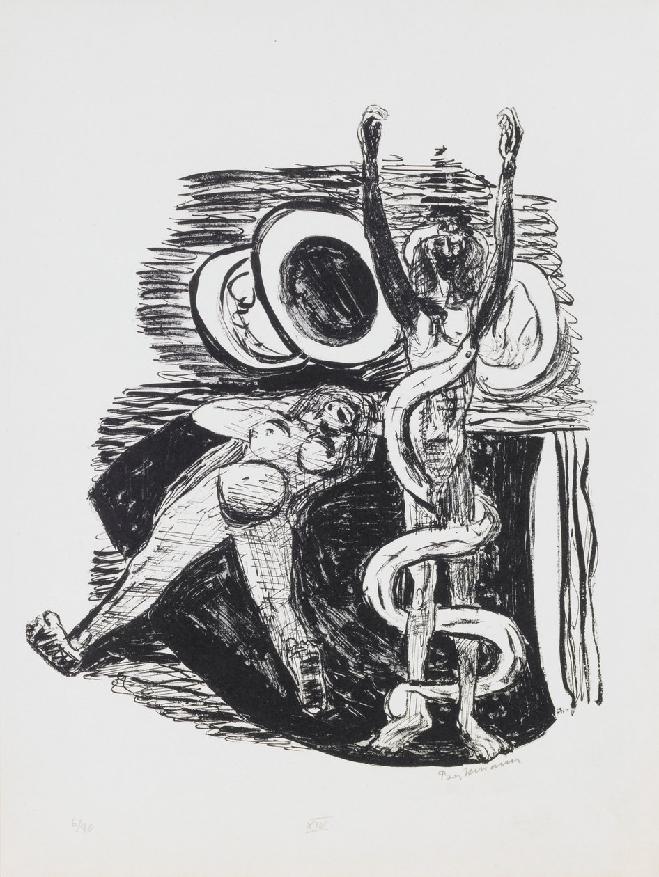 De val van de mens, plaat 14 uit de portfolio 