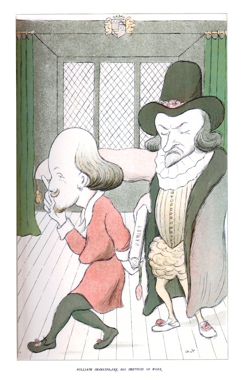 William Shakespeare, zijn werkwijze door Henry Maximilian Beerbohm
