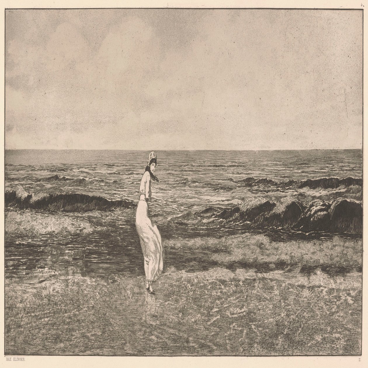 Aan zee. door Max Klinger