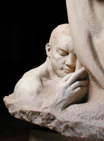 Detail van Dedication to Brahms door Max Klinger