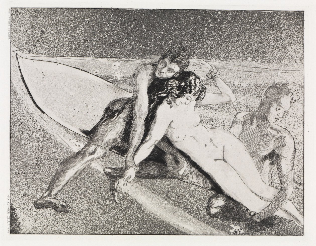Luchtvaart (Tent, opus XIV, deel 2, nr. 40) door Max Klinger