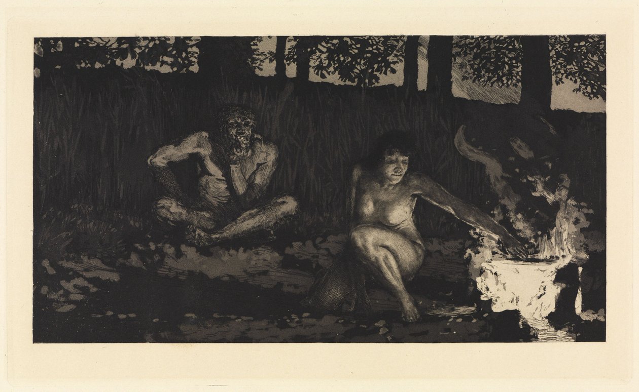 Voorwoord II (Een leven, opus VIII, blad 2) door Max Klinger