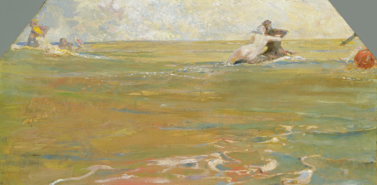 Zeegoden in de oceaan door Max Klinger