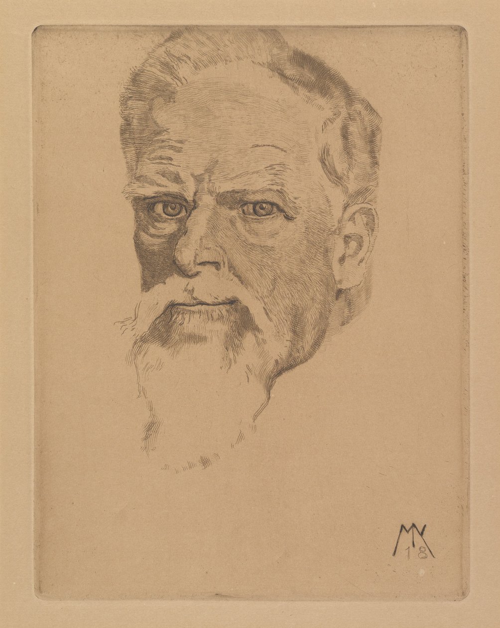 Zelfportret door Max Klinger
