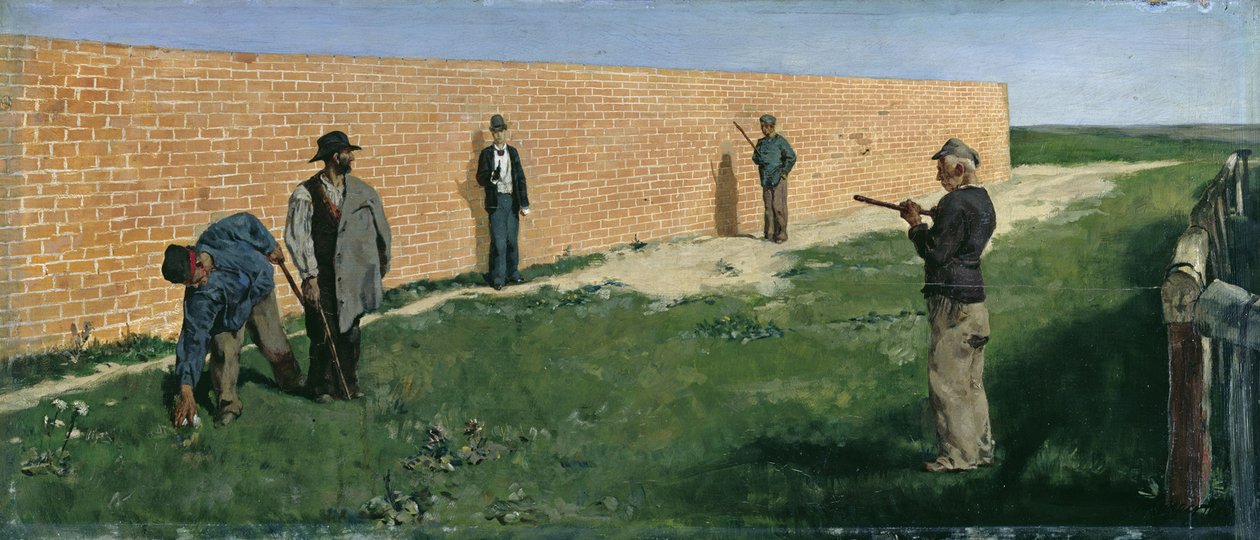 Wandelaars (De overval) door Max Klinger