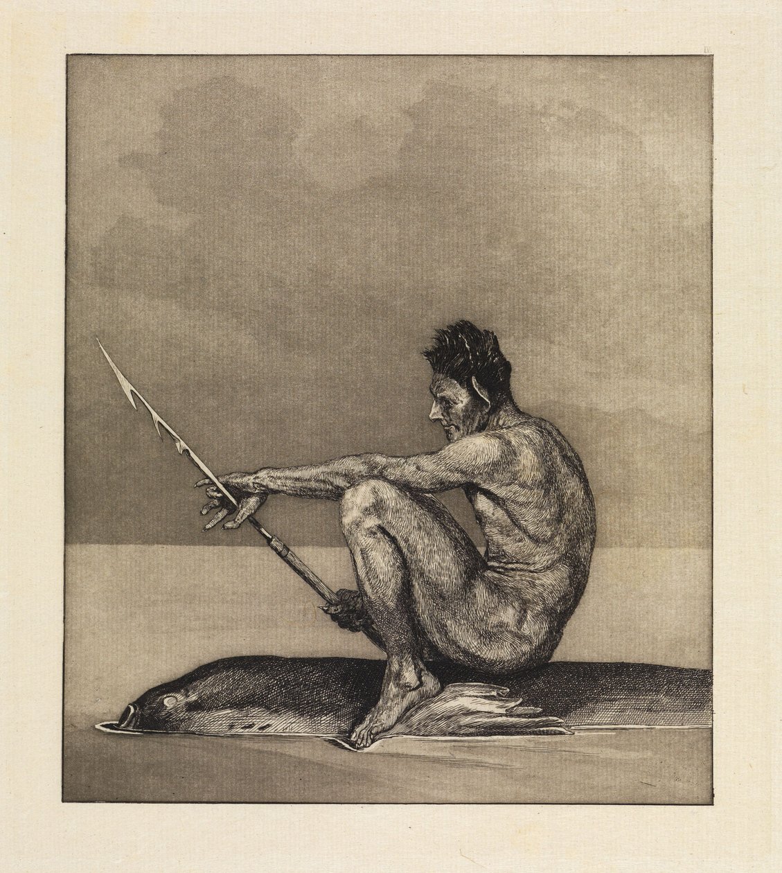 Tweede toekomst (Eva en de toekomst, Opus III, blad 4) door Max Klinger