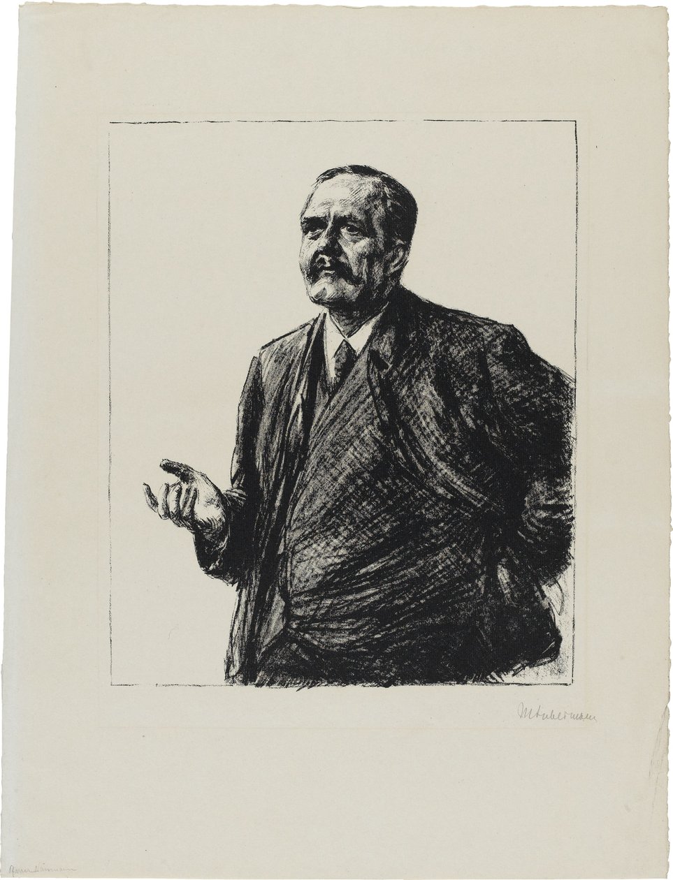 Friedrich Naumann (1860-1919) door Max Liebermann