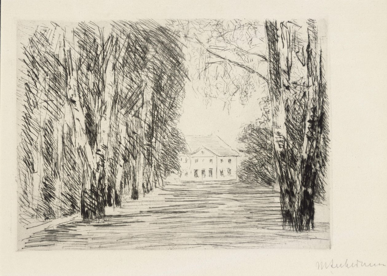 Huis aan de Wannsee door Max Liebermann