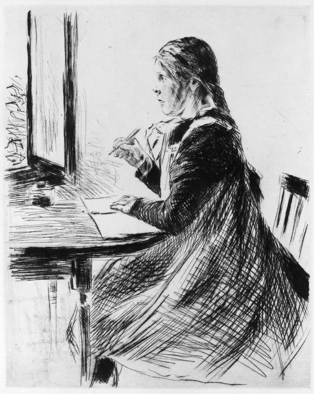 Kinderportret door Max Liebermann