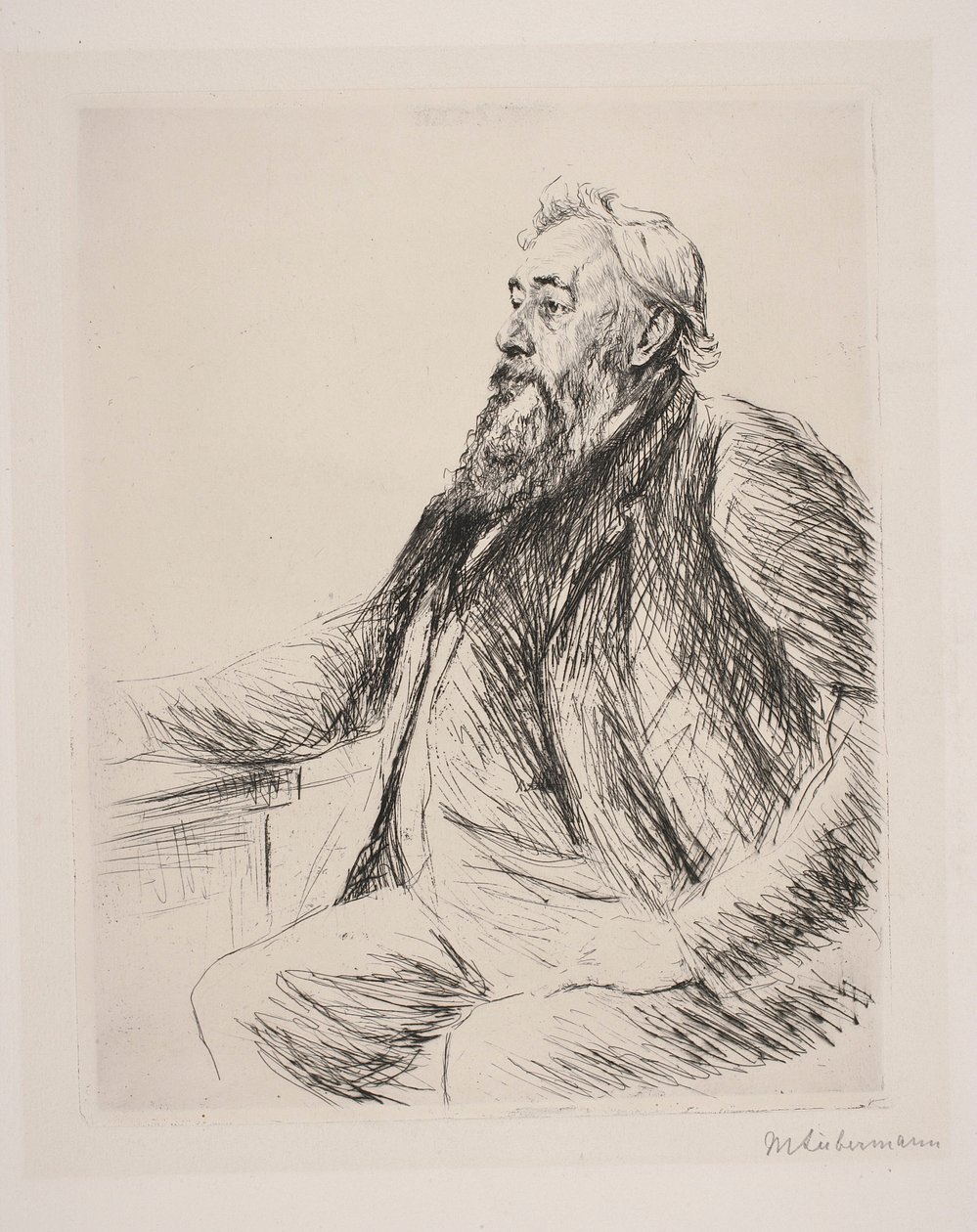Portret van Brinckmann door Max Liebermann