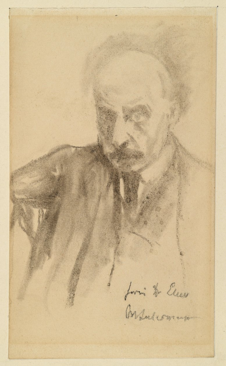 Zelfportret door Max Liebermann