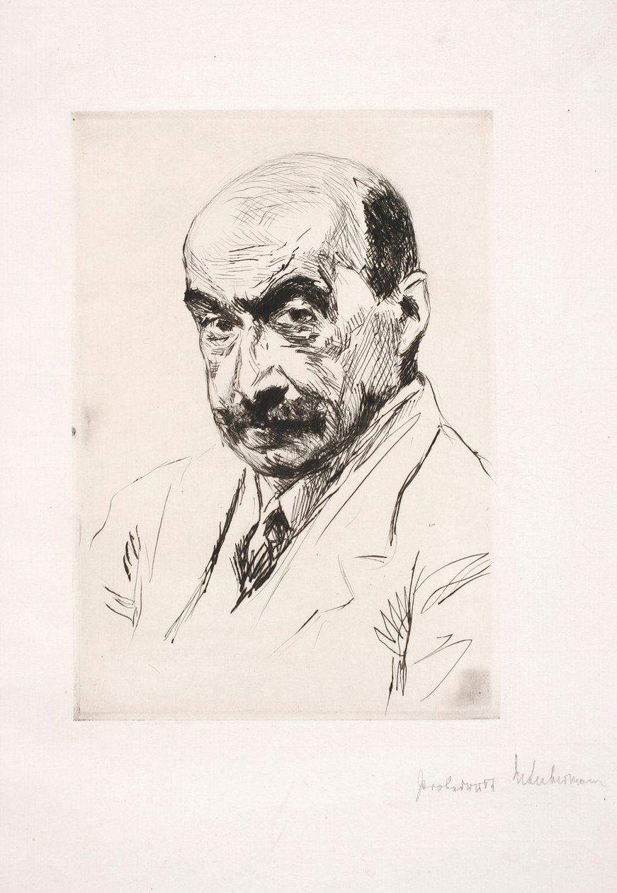 Zelfportret door Max Liebermann