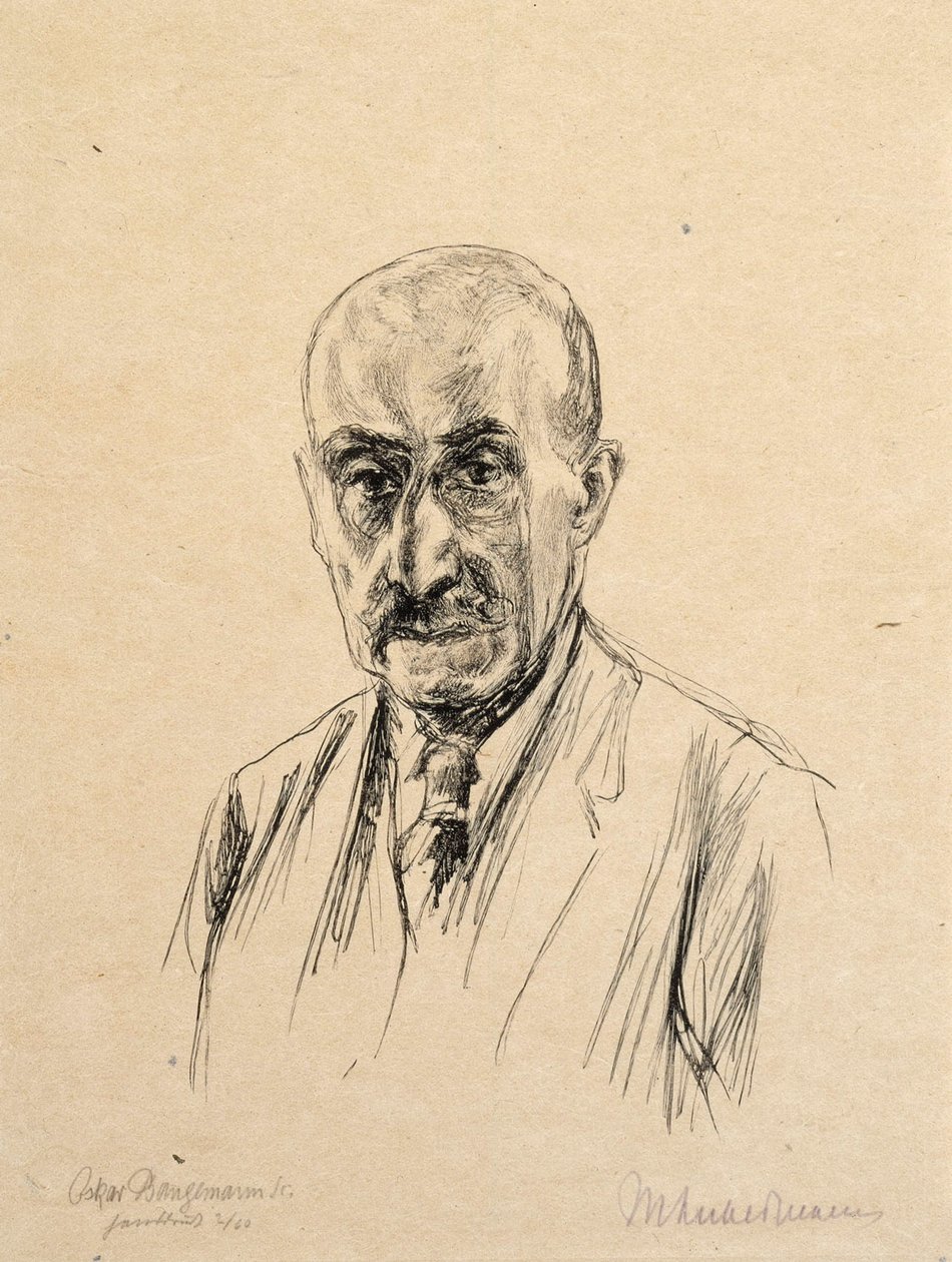 Zelfportret door Max Liebermann