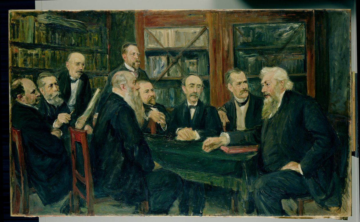 De Hamburgse Conventie van Professoren door Max Liebermann