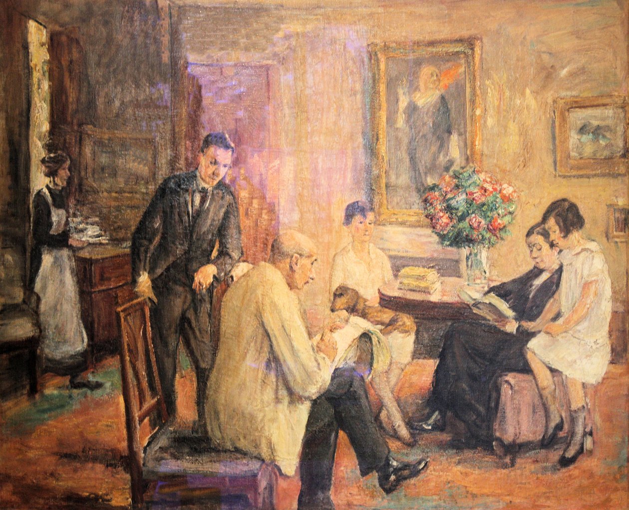 De familie Liebermann door Max Liebermann