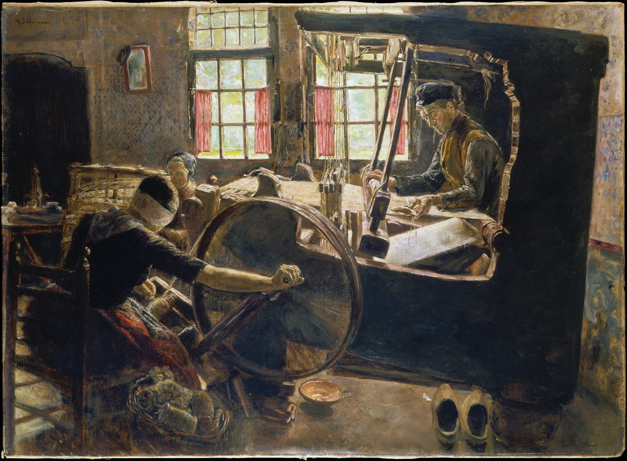 De wever door Max Liebermann