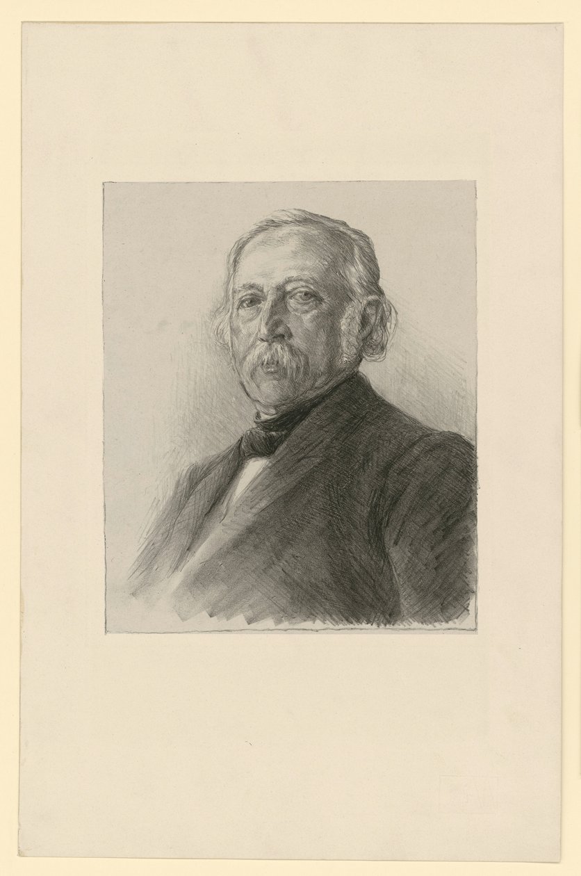 Theodor Fontane door Max Liebermann