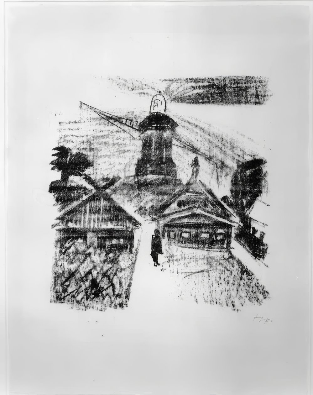 vuurtoren door Max Pechstein