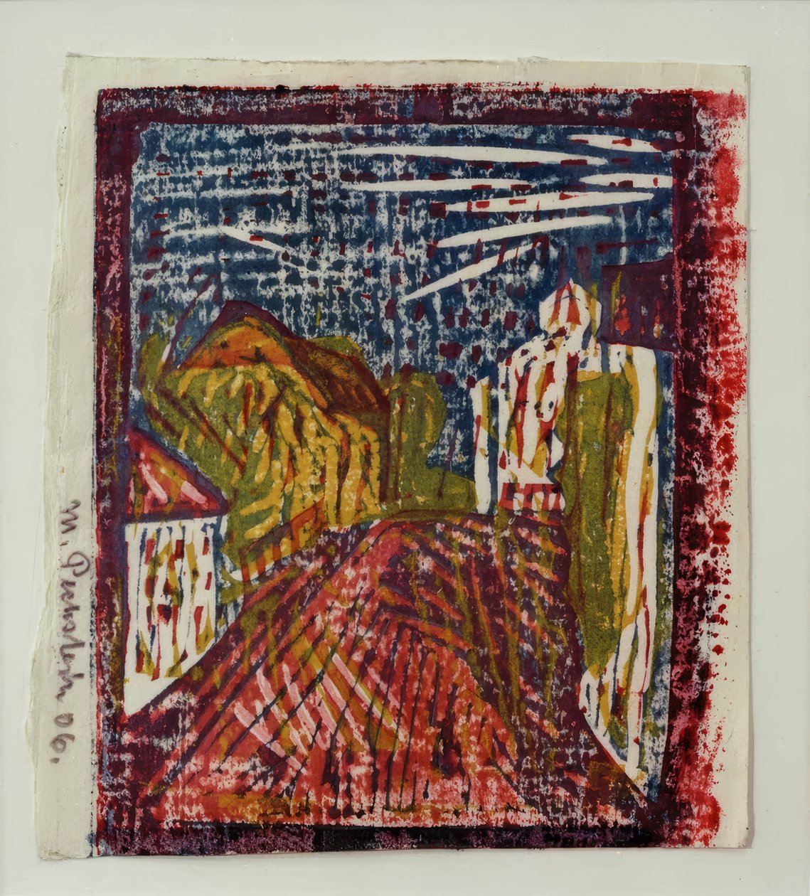 straat door Max Pechstein