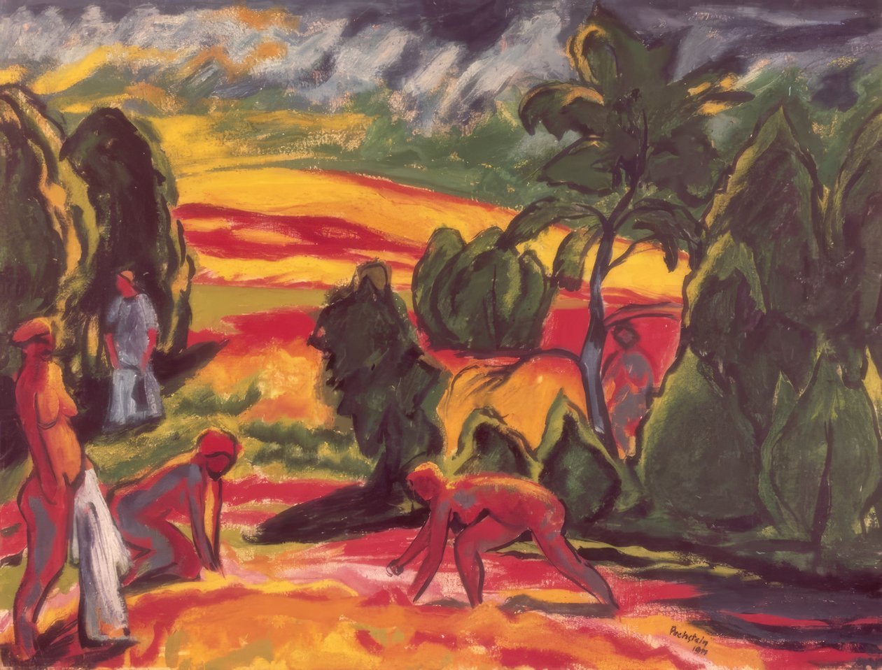 Zomerdag door Max Pechstein