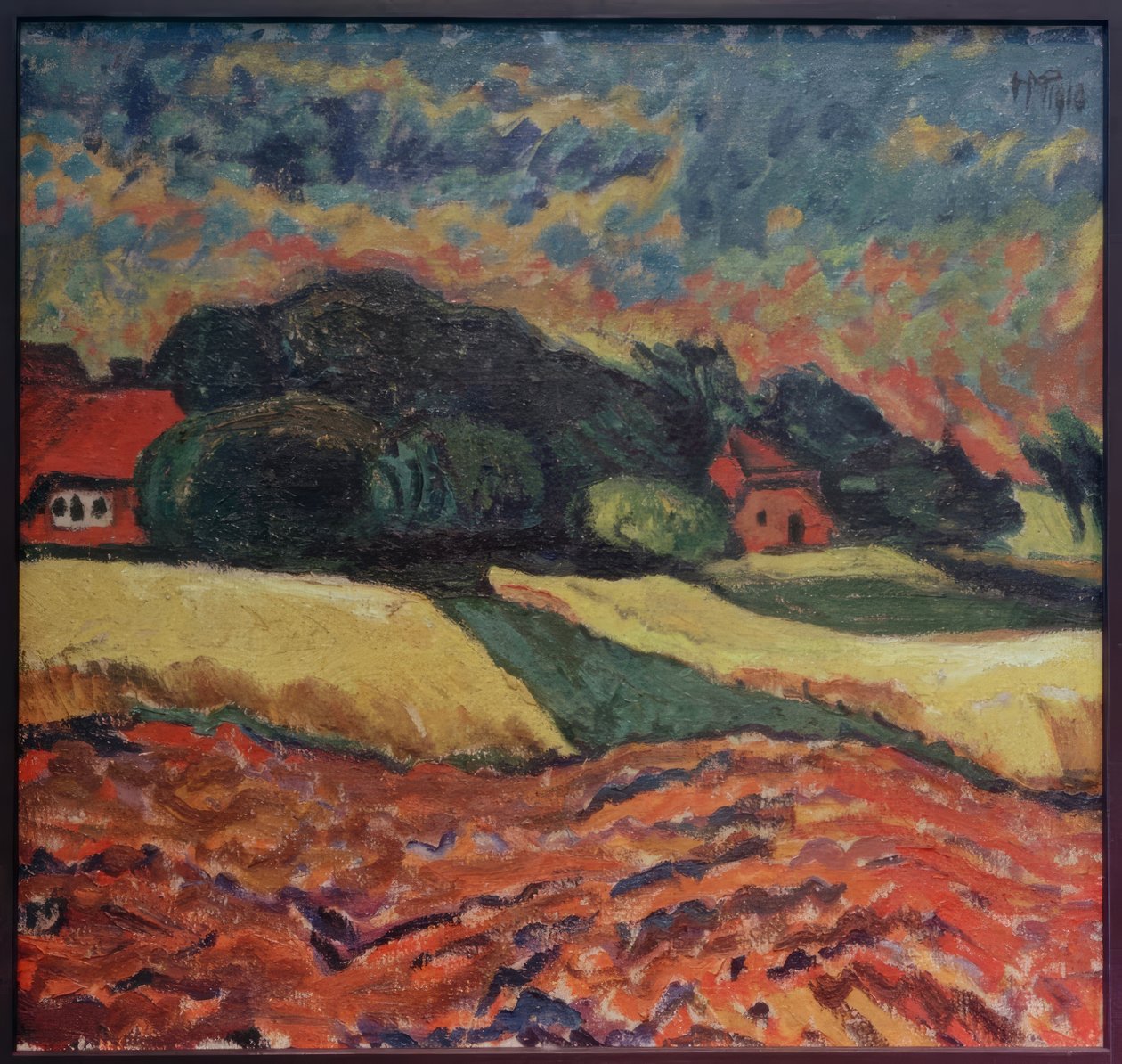 Voor het onweer door Max Pechstein
