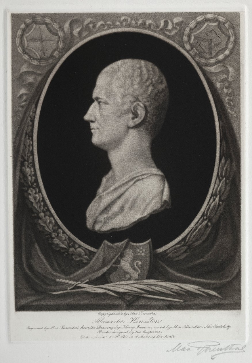 Alexander Hamilton door Max Rosenthal