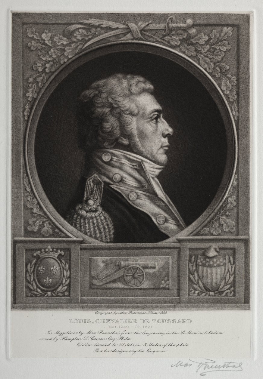 Louis, Chevalier de Toussard door Max Rosenthal