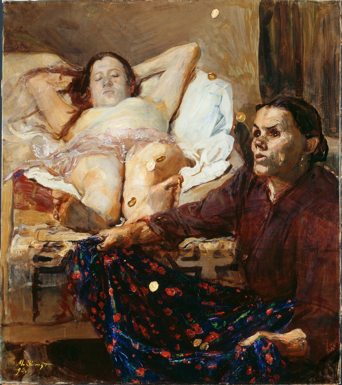 Danae door Max Slevogt