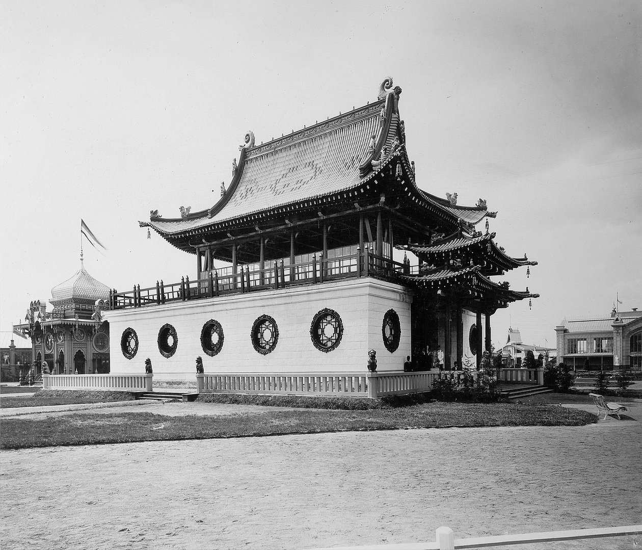 China Paviljoen, de All-Russia Tentoonstelling, Nizhny Novgorod, Rusland, 1896 door Maxim Dmitriev
