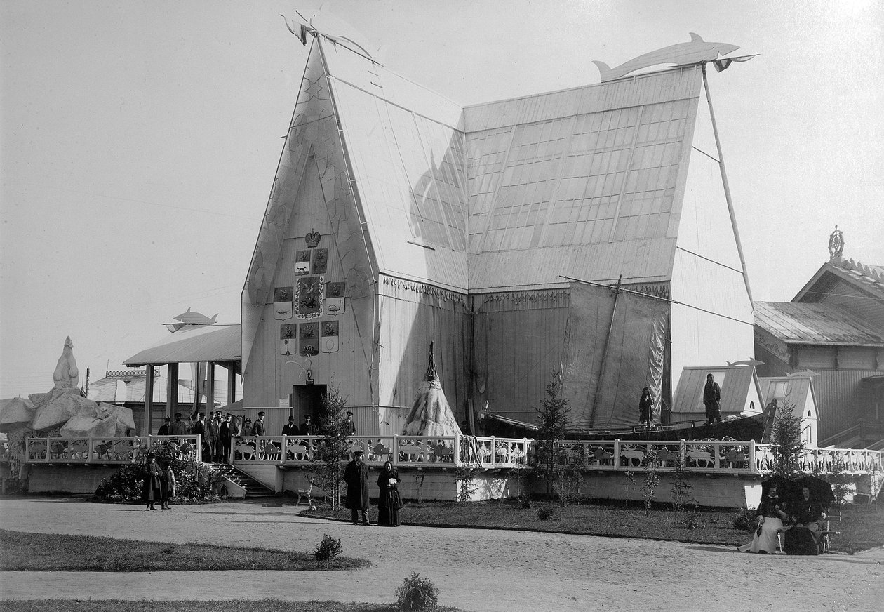 Noordelijk Paviljoen, de All-Russia Tentoonstelling, Nizhny Novgorod, Rusland door Maxim Dmitriev