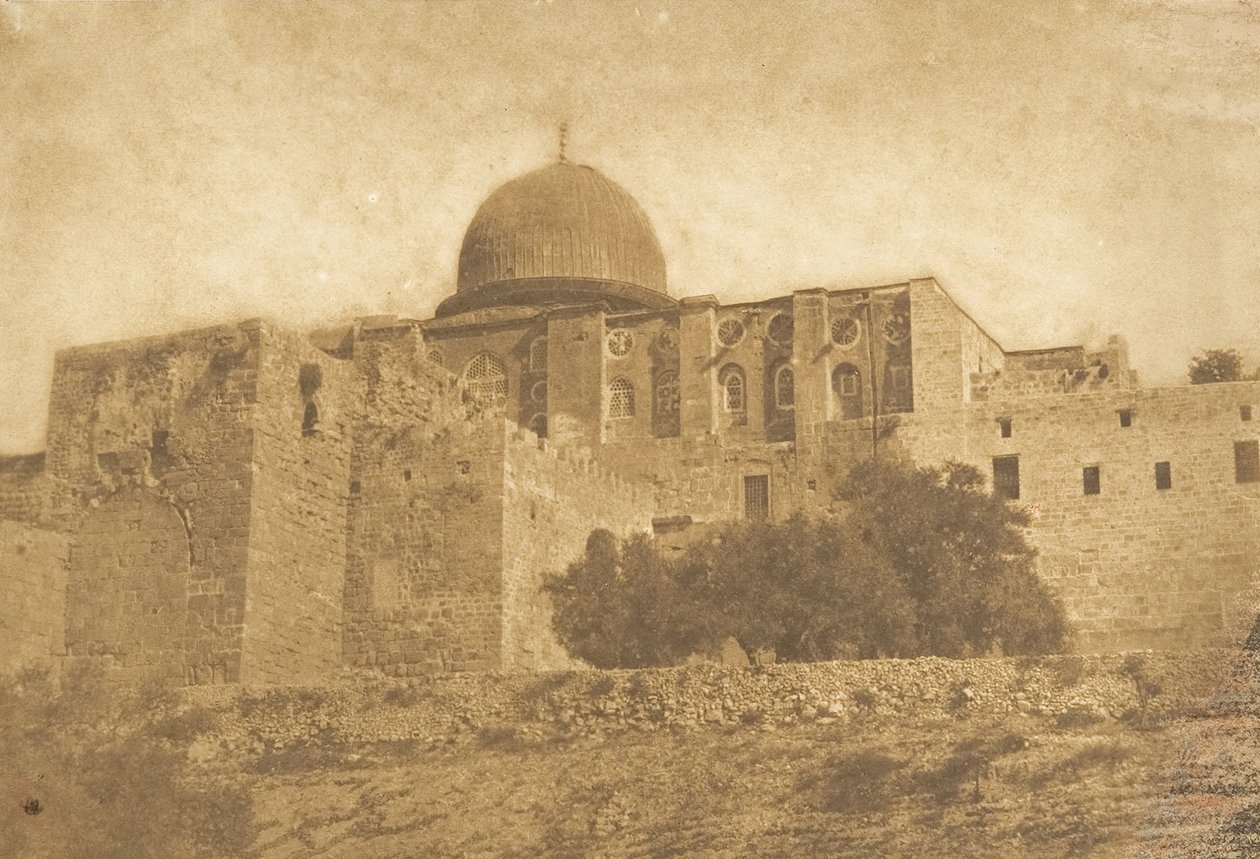 Koubbé-Nébi-Monça - Koepel van Mozes in Jeruzalem, augustus 1850 door Maxime Du Camp