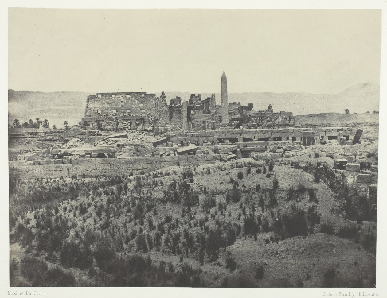 Palais de Karkak, Vue générale des Ruines, Prise a l