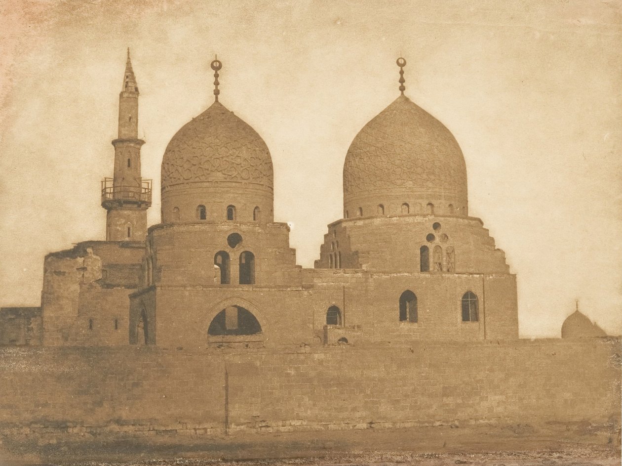 Tombe van Sultan El-Goury, in Caïro, december 1849-januari 1850 door Maxime Du Camp